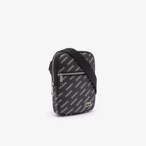 Lacoste Vertical Bags-Lcst Logo Print Satchel