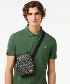 Lacoste Vertical Bags-Lcst Logo Print Satchel