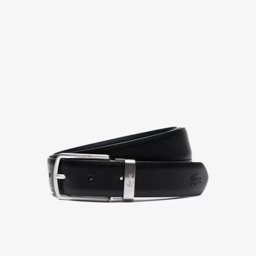 Lacoste Belts-Leather Belt/2 Buckle Gift Set