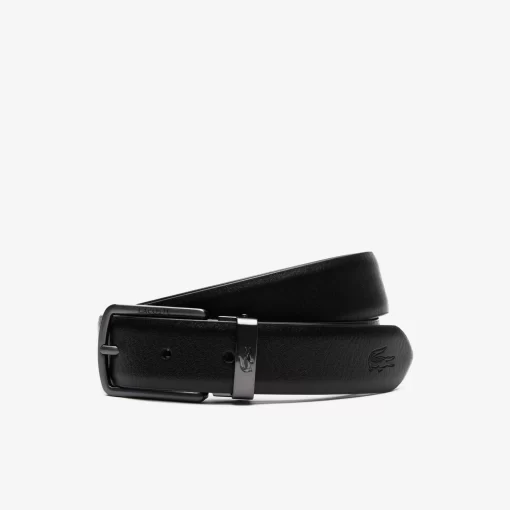 Lacoste Belts-Leather Belt/2 Buckle Gift Set