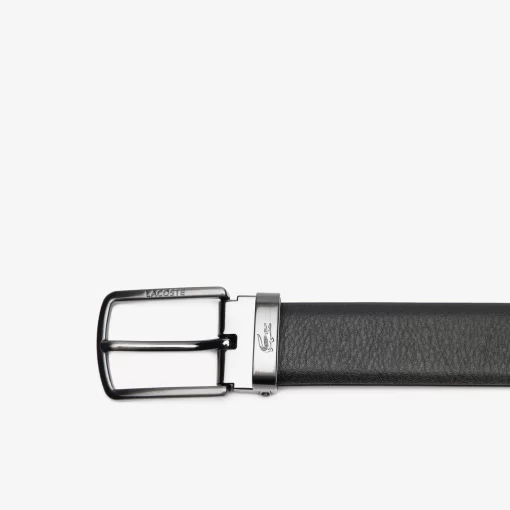 Lacoste Belts-Leather Belt/2 Buckle Gift Set