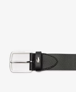 Lacoste Belts-Leather Belt/Card Holder Gift Set