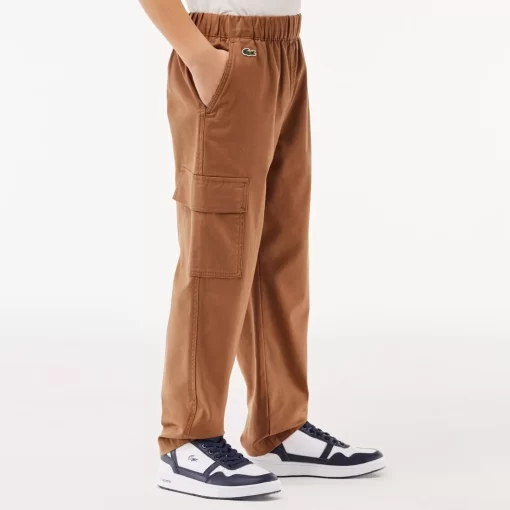 Lacoste Boy Clothing-Lightweight Gabardine Cargo Pants