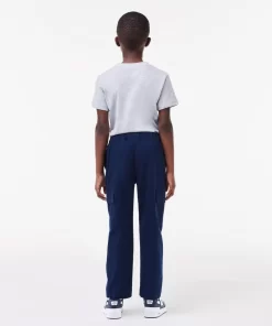 Lacoste Boy Clothing-Lightweight Gabardine Cargo Pants