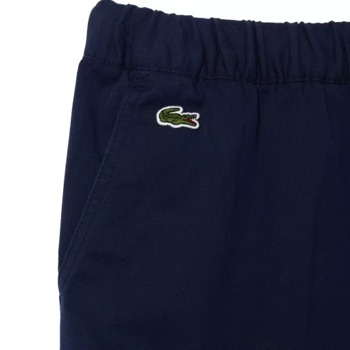 Lacoste Boy Clothing-Lightweight Gabardine Cargo Pants