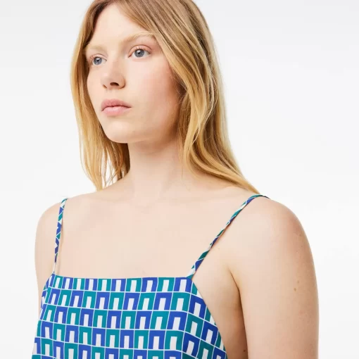 Lacoste Dresses & Skirts-Lightweight Printed Cotton Sun Dress