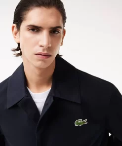 Lacoste Jackets & Coats-Lightweight Showerproof Cotton Twill Trench Coat