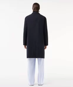 Lacoste Jackets & Coats-Lightweight Showerproof Cotton Twill Trench Coat