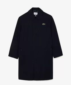 Lacoste Jackets & Coats-Lightweight Showerproof Cotton Twill Trench Coat