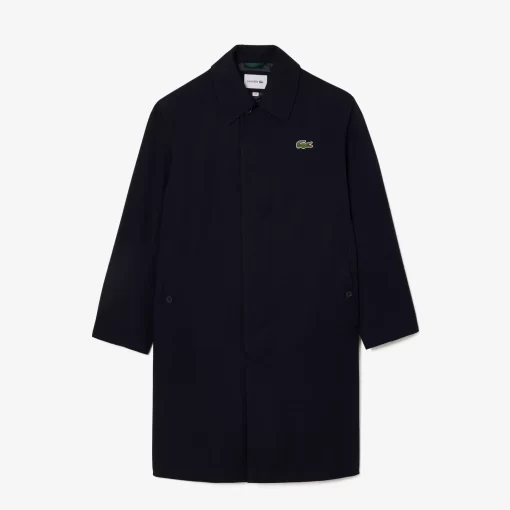 Lacoste Jackets & Coats-Lightweight Showerproof Cotton Twill Trench Coat