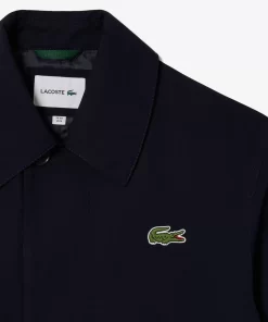 Lacoste Jackets & Coats-Lightweight Showerproof Cotton Twill Trench Coat