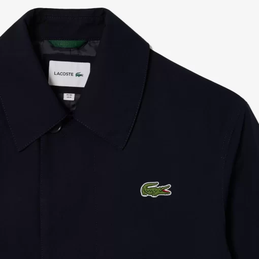 Lacoste Jackets & Coats-Lightweight Showerproof Cotton Twill Trench Coat