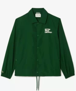 Lacoste Jackets & Coats-Lightweight Showerproof Ripstop Coach Jacket