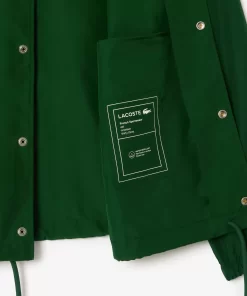 Lacoste Jackets & Coats-Lightweight Showerproof Ripstop Coach Jacket