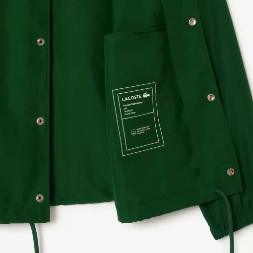 Lacoste Jackets & Coats-Lightweight Showerproof Ripstop Coach Jacket