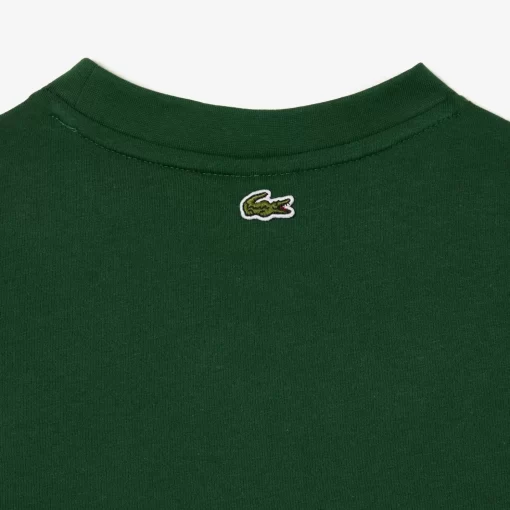 Lacoste Boy Clothing-Logo Print Cotton Jersey T-Shirt