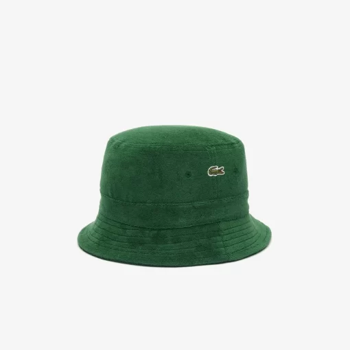 Lacoste Caps & Hats-Logo Stripe Terry Bucket Hat