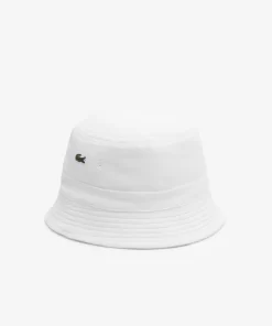 Lacoste Caps & Hats-Logo Stripe Terry Bucket Hat