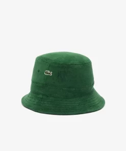 Lacoste Caps & Hats-Logo Stripe Terry Bucket Hat