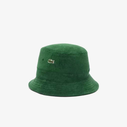 Lacoste Caps & Hats-Logo Stripe Terry Bucket Hat