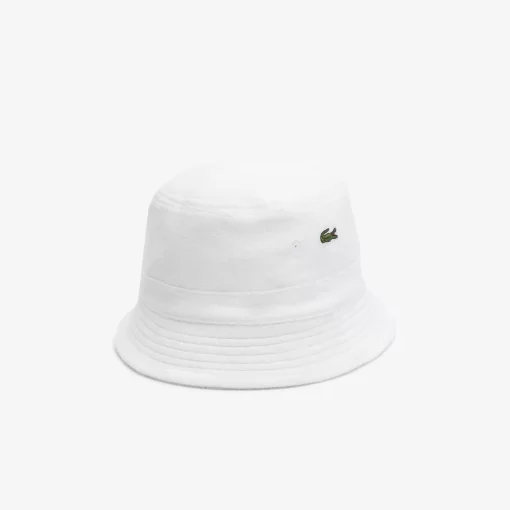 Lacoste Caps & Hats-Logo Stripe Terry Bucket Hat