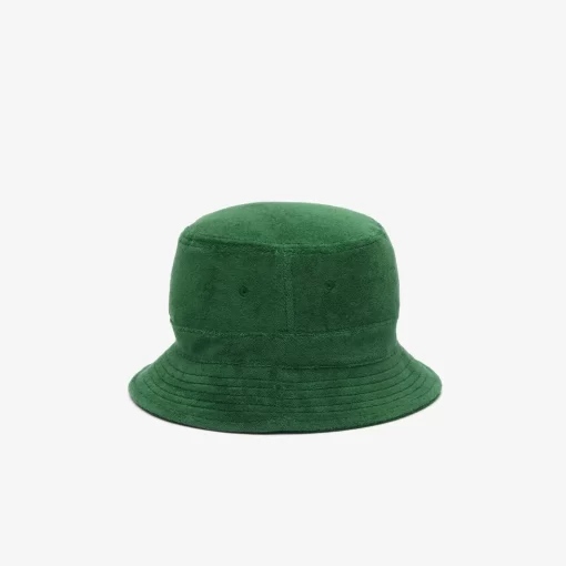 Lacoste Caps & Hats-Logo Stripe Terry Bucket Hat