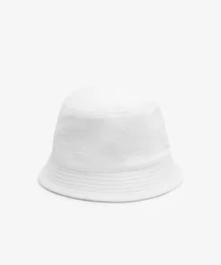 Lacoste Caps & Hats-Logo Stripe Terry Bucket Hat