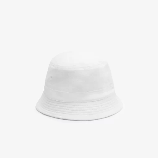 Lacoste Caps & Hats-Logo Stripe Terry Bucket Hat