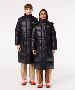 Lacoste Jackets & Coats-Long Oversized Adjustable Waist Down Jacket