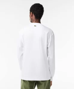 Lacoste T-Shirts-Long Sleeve Cotton Multi Badge T-Shirt