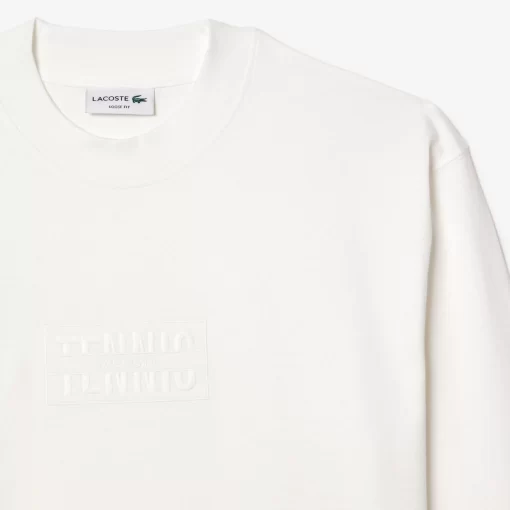 Lacoste T-Shirts-Long Sleeve Loose Fit Cotton T-Shirt