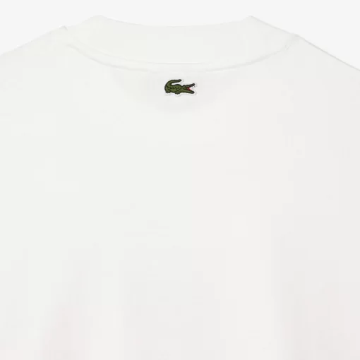 Lacoste T-Shirts-Long Sleeve Loose Fit Cotton T-Shirt