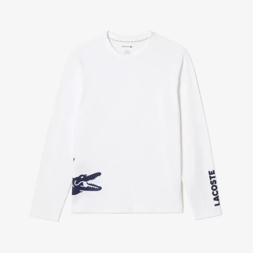 Lacoste Underwear & Lounge Wear-Long Sleeved Branded Pyjama Top