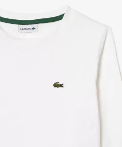 Lacoste Girl Clothing-Long Sleeved Cotton Jersey T-Shirt