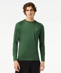 Lacoste Sport Clothing-Long Sleeved Stretch Jersey Sport T-Shirt