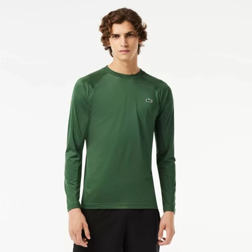 Lacoste Sport Clothing-Long Sleeved Stretch Jersey Sport T-Shirt