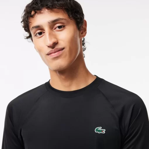 Lacoste Fitness & Training-Long Sleeved Stretch Jersey Sport T-Shirt