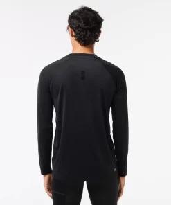 Lacoste Fitness & Training-Long Sleeved Stretch Jersey Sport T-Shirt