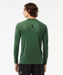 Lacoste Sport Clothing-Long Sleeved Stretch Jersey Sport T-Shirt