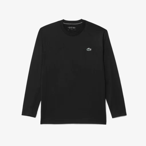 Lacoste Fitness & Training-Long Sleeved Stretch Jersey Sport T-Shirt