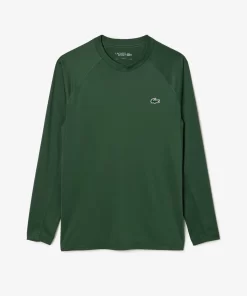 Lacoste Sport Clothing-Long Sleeved Stretch Jersey Sport T-Shirt