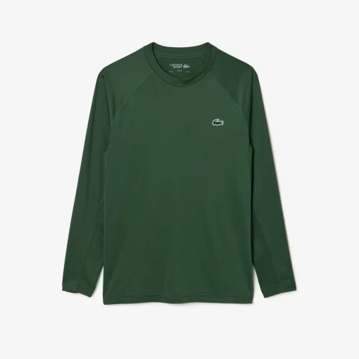 Lacoste Sport Clothing-Long Sleeved Stretch Jersey Sport T-Shirt