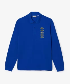 Lacoste Polo Shirts-Long-Sleeved Original L.12.12 Multi Badge Polo Shirt