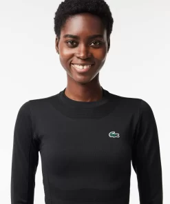 Lacoste Fitness & Training-Long-Sleeved Seamless Sport Crop Top