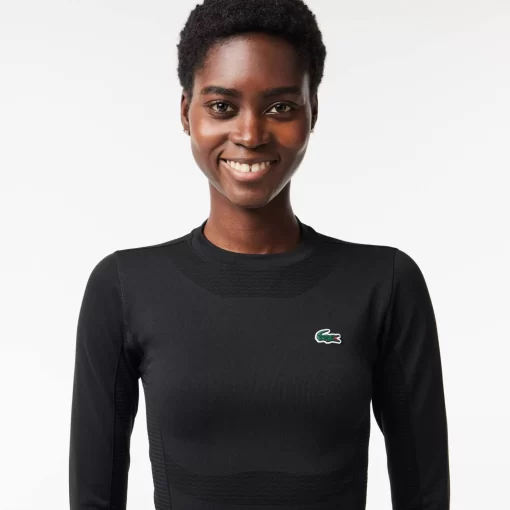 Lacoste Fitness & Training-Long-Sleeved Seamless Sport Crop Top