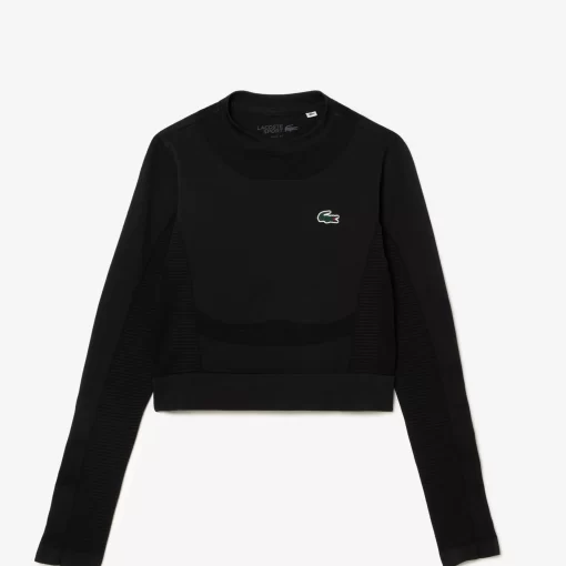 Lacoste Fitness & Training-Long-Sleeved Seamless Sport Crop Top