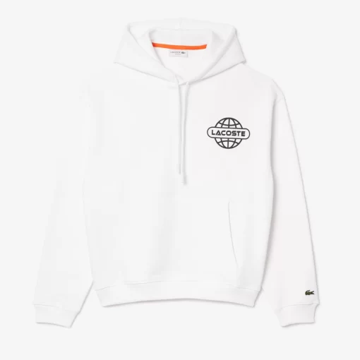 Lacoste Sweatshirts-Loose Fit Branded Hoodie