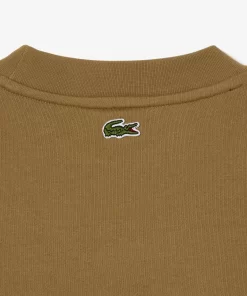 Lacoste Sweatshirts-Loose Fit Cotton Badge Detail Jogger Sweatshirt