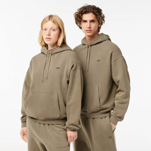 Lacoste Sweatshirts-Loose Fit Cotton Fleece Jogger Hoodie