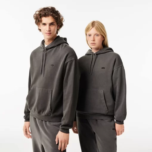 Lacoste Sweatshirts-Loose Fit Cotton Fleece Jogger Hoodie